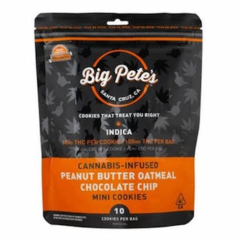 Peanut Butter Oatmeal Chocolate Cookies 100mg